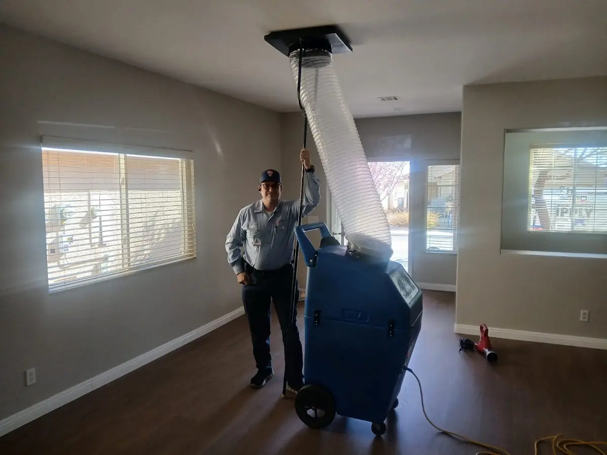Professional Dryer Vent Cleaning work inside a Richland Hills home